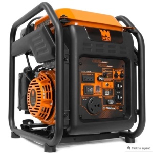 WEN GN400iX RV-Ready 4000-Watt Open Frame Inverter Generator with CO Shutdown Sensor$475.64