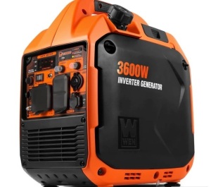 WEN 56360iX Quiet and Lightweight 3600-Watt RV-Ready Portable Inverter Generator with Fuel Shut Off and CO Watchdog