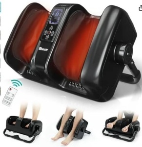 Binecer Foot Massager with Heat, Upgrade Foot Massager for Circulation and Pain Relief - Electric Foot Massager Machine with Remote, Shiatsu Foot Massager for Calf, Perfect for Home/Office $106.82 