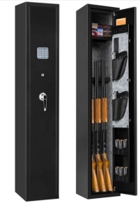 SE0103 Rifle Safe, 3 Long Gun Cabinet with Digital Lock $219.99