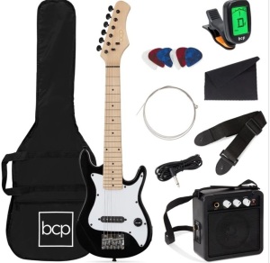 Kids Electric Guitar Beginner Starter Kit w/ 5W Amplifier - 30 in $149.99