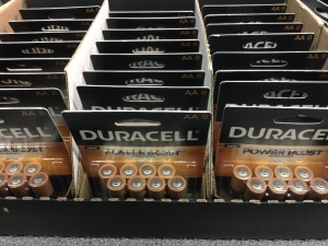 Case of 24 Packs of 8 Duracell AA Batteries