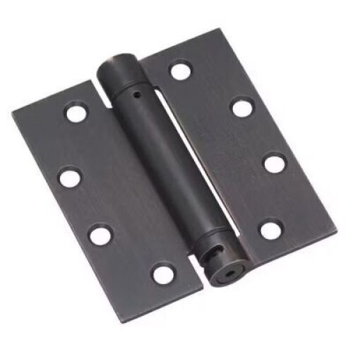 Lot of (3) 4 in. x 4-1/2 in. Oil-Rubbed Bronze Self Closing Full Mortise Spring Hinge&nbsp;