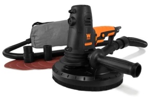 WEN DW1085 10-Amp Variable Speed Handheld Drywall Sander with Dust Hose and Collection Bag