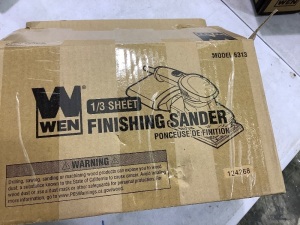 wen 1/3 sheet finishing sander model 6313