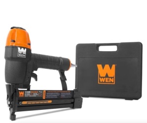 WEN 61722K 18-Gauge 2-in-1 Pneumatic 2-Inch Brad Nailer and 1/4-Inch Crown Stapler