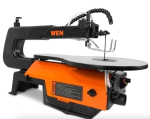 WEN 3923 16-Inch Variable Speed Scroll Saw with Easy-Access Blade Changes and Work Light