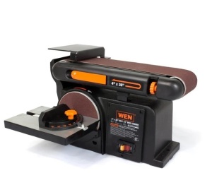 WEN 6502T 4.3-Amp 4 x 36 in. Belt and 6 in. Disc Sander with Cast Iron Base