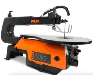 WEN 3923 16-Inch Variable Speed Scroll Saw with Easy-Access Blade Changes and Work Light