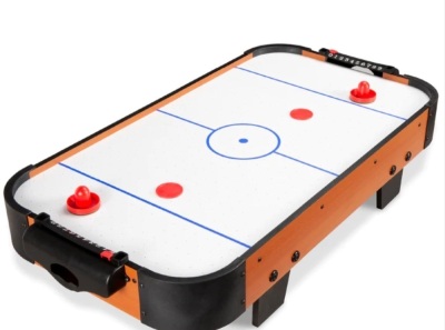 Tabletop Air Hockey Arcade Game Table w/ 2 Pucks, 2 Strikers - 40in