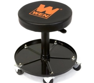 WEN 73012T 300-Pound Capacity Pneumatic Rolling Mechanic Stool