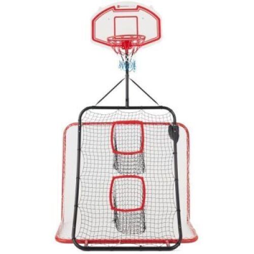 5-in-1 Double-Sided Outdoor Athletic Sports Center w/ Metal Frame&nbsp;