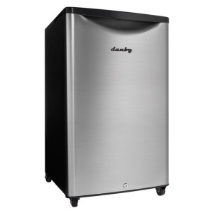 Danby 4.4 Cu ft Outdoor All-Refrigerator DAR044A6BSLDBO, Stainless - Appears New  