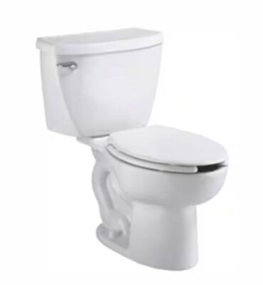 American Standard Cadet FloWise Tall Height Pressure-Assisted 2-piece 1.1 GPF Elongated Toilet in White, Seat Not Included 