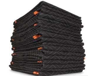 WEN 272812 72-Inch by 80-Inch Heavy Duty Padded Moving Blankets, 12-Pack