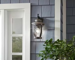 McCarthy 14.88 in. 1-Light Bronze Outdoor Wall Lantern Sconce $109.00