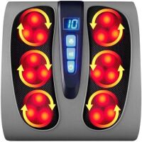 Shiatsu Foot Massager Platform w/ 6 Rollers, Heat Function&nbsp;