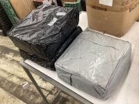Lot of (3) Weighted Blankets, Approx 8-10 lbs&nbsp;