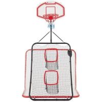 5-in-1 Double-Sided Outdoor Athletic Sports Center w/ Metal Frame&nbsp;