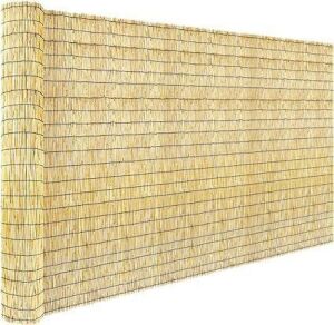 Natural Reed Fence Roller Blind, 5.5FT X 16.4FT