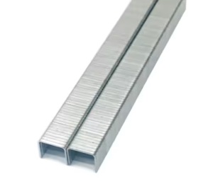 Husky galvanized 3/8 inch steel staples. 24 packs, 1250 staples per pack