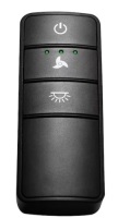 Universal 3-speed Damp Rated Ceiling Fan Remote Control with Dimming Black. Lot of 2