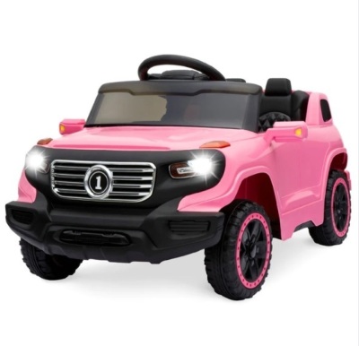 6V Kids Ride-On Car Truck Toy w/ RC Parent Control, 3 Speeds, Lights, Horn