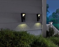 6 x 2 x Black Integrated LED Outdoor Solar Wall Lantern Sconce Light (2-Pack) $29.97 x 2 x 6 cases&nbsp;=$359.64&nbsp;(12 lights)