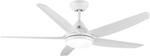 wurzee Ceiling Fans, 48 Inch, Modern Ceiling Fans 3-Speed, Reversible Motor, 24W LED, Dimmable Light, Timing 5 Blades, White Lighting & Ceiling Fans for Dining Room, Kitchen, Garage, Game Room