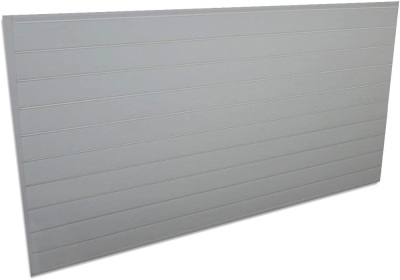 Proslat 88107 Heavy Duty PVC Slatwall Garage Organizer, 8-Feet by 4-Feet Section, Light Grey