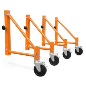 WEN 31104 Baker Scaffold Outriggers with 5-Inch Locking Casters, 4 Pack