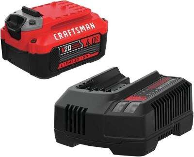 CRAFTSMAN Lithium Power Tool Battery Kit 4.0 Ah