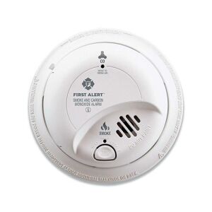 Lot of (2) First Alert Smoke and Carbon Monoxide Detector, Hard-Wired w/ Battery Backup 