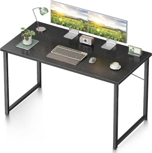 Coleshome 47 Inch Computer Desk, Modern Simple Style Desk for Home Office, Study Student Writing Desk,Vintage