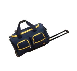 Rockland Voyage 22 in. Rolling Duffle Bag, Navy