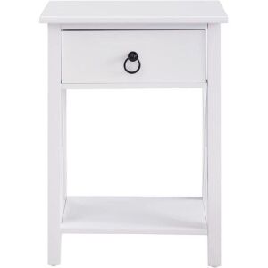 Naomi Home Eily Night Stand Bedside Table with Drawer