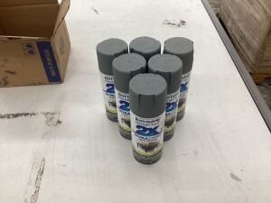 Case of (6) Rust-Oleum Painter's Touch Ultra Cover Spray Paint & Primer, Satin Granite 