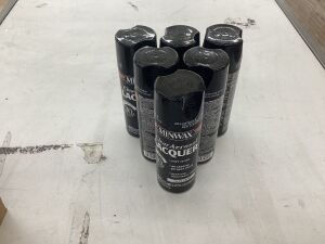 Case of (6) Minwax Clear Aerosol Lacquer, Clear Satin 