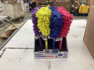 Lot of (23) Extendable Flexhead Ultra-Plush Microfiber Duster 