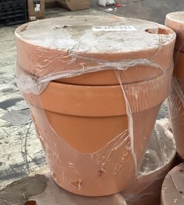 14" Terra Cotta Clay Pot, Set of 2 