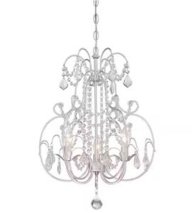 Minka Lavery 3-Light Vintage Silver Mini Chandelier