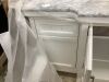 Sassy 72 in. W x 22 in. D x 34 in. H Single Sink Bath Vanity in White with Carrara Marble Top - Cracked Top & Jammed Door  - 7