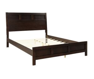 Full Platform Bed in Rich Brown 