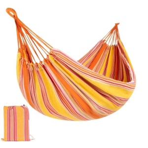 2-Person Brazilian-Style Double Hammock w/ Portable Carrying Bag 98"(L) x 59"(W)