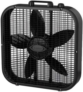 Lasko 20in  Black Dècor Colors Box Fan