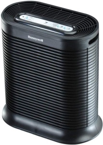 Honeywell HPA200 HEPA Air Purifier for Large Rooms - Microscopic Airborne Allergen+ Reducer, Cleans Up To 1500 Sq Ft in 1 Hour - Wildfire/Smoke, Pollen, Pet Dander, and Dust Air Purifier – Black 