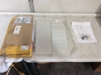 Acrylic Locking Display Cabinet with 3 Shelves 6" x 6" x 16" - E-Comm Return, Appears New