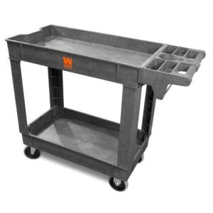 WEN 73009 500-Pound Capacity 40 by 17-Inch Two-Shelf Service Utility Cart