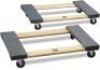 WEN 721830 1320-Pound Capacity 18-by-30-Inch Hardwood Mover&rsquo;s Dolly, 2-Pack
