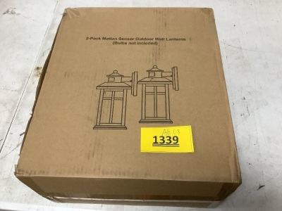 Motion Sensor Outdoor Light - 2 Pack